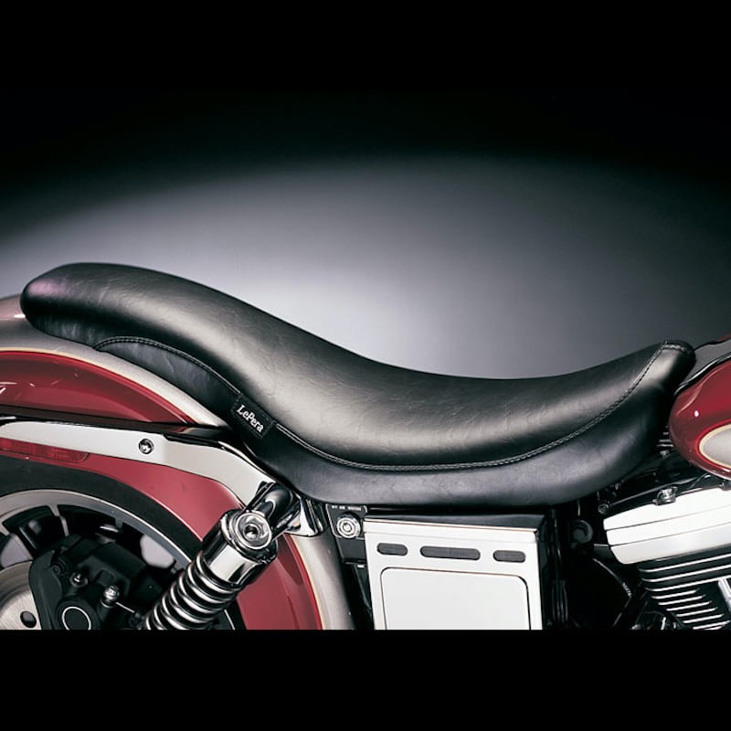 LE PERA KING COBRA SMOOTH SEAT HARLEY DYNA WIDE GLIDE 1996-2003