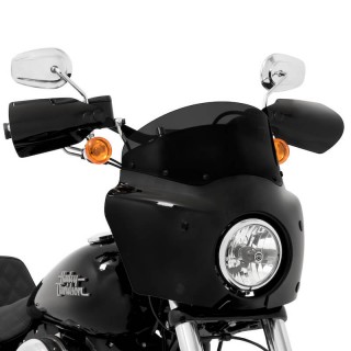 DARK BLACK 18cm WINDSHIELD FOR MEMPHIS SHADES ROAD WARRIOR FAIRING
