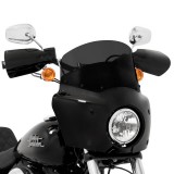 DARK BLACK 23cm WINDSHIELD FOR MEMPHIS SHADES ROAD WARRIOR FAIRING