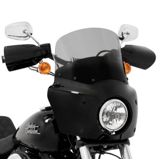 28cm BLACK SMOKE WINDSHIELD FOR MEMPHIS SHADES ROAD WARRIOR FAIRING
