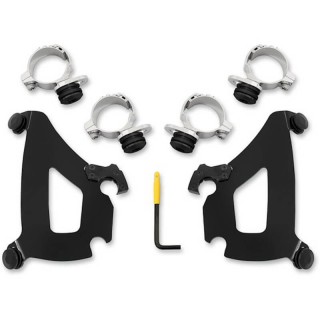 MEMPHIS SHADES TRIGGER LOCK BLACK MOUNTING BULLET FAIRING INDIAN SCOUT 2015-2020