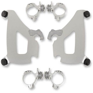 MEMPHIS SHADES TRIGGER LOCK POLISHED MOUNTING BULLET FAIRING INDIAN SCOUT 2015-2020