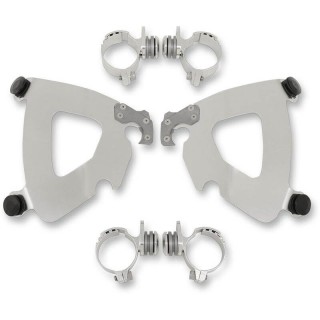 MEMPHIS SHADES TRIGGER LOCK POLISHED MOUNTING GAUNTLET FAIRING INDIAN SCOUT 2015-2020