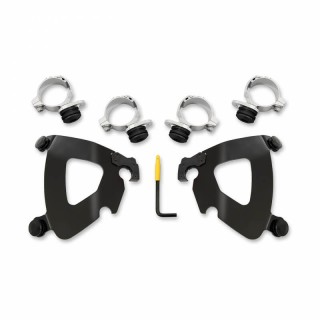 MEMPHIS SHADES TRIGGER LOCK BLACK MOUNTING GAUNTLET FAIRING INDIAN SCOUT 2015-2020
