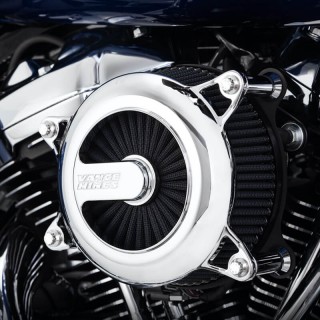 FILTRO ARIA VANCE HINES VO2 ROGUE AIR INTAKES CROMO PER HARLEY TOURING 2017-2021