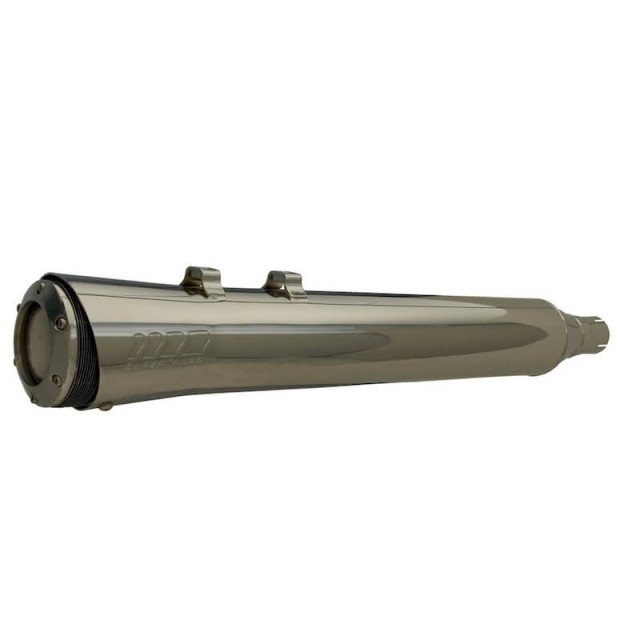 SUPERTRAPP FATSHOTS 4" CHROME SLIP-ONS MUFFLER HARLEY TOURING 1995-2016
