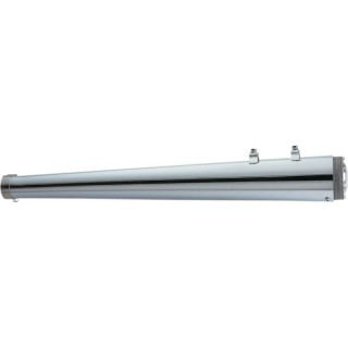SUPERTRAPP MEGAPHONE STRAIGHT CUT CHROME SLIP-ONS MUFFLER HARLEY TOURING 2009-2016