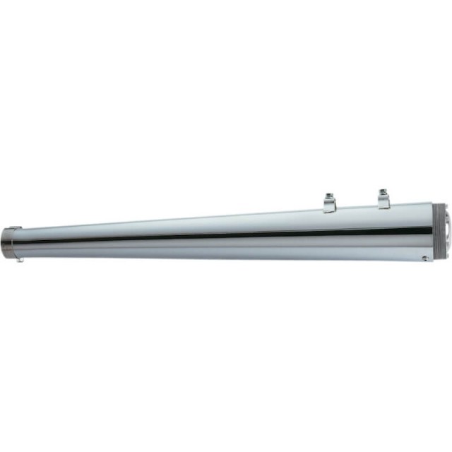 SUPERTRAPP MEGAPHONE STRAIGHT CUT CHROME SLIP-ONS MUFFLER HARLEY TOURING 2009-2016