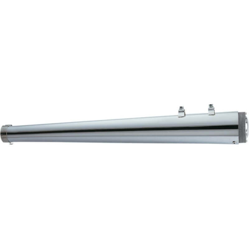 SUPERTRAPP MEGAPHONE STRAIGHT CUT CHROME SLIP-ONS MUFFLER HARLEY TOURING 2009-2016