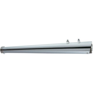 SUPERTRAPP MEGAPHONE SLASH CUT CHROME SLIP-ONS MUFFLER HARLEY TOURING 2009-2016
