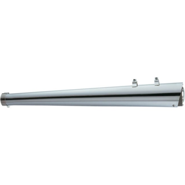 SUPERTRAPP MEGAPHONE SLASH CUT CHROME SLIP-ONS MUFFLER HARLEY TOURING 2009-2016