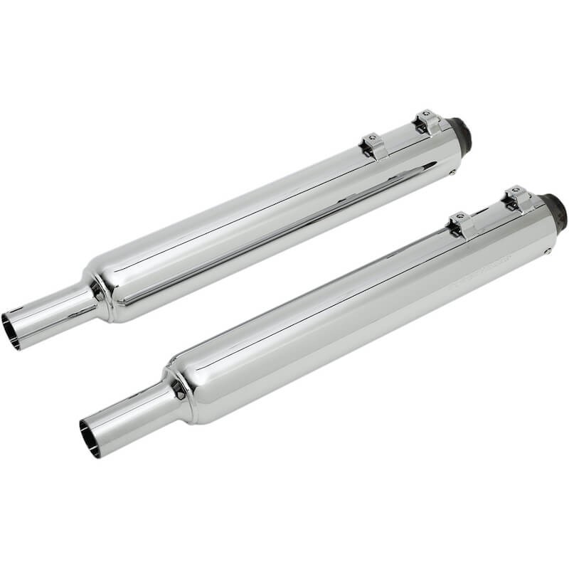 SUPERTRAPP SUPER ELITE 3-1/2" CHROME SLIP-ONS MUFFLER HARLEY TOURING 2010-2016