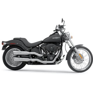 SCARICHI SUPERTRAPP FATSHOTS CROMATO 2-IN-2 PER HARLEY SOFTAIL FXS/FXST/FLST 2000-2011