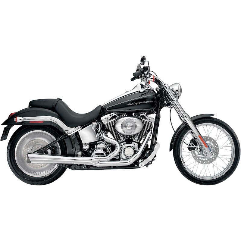 SCARICO SUPERTRAPP SUPERMEG CROMATO 2-IN-1 PER HARLEY SOFTAIL 2012-2017