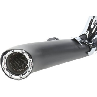 SCARICO SUPERTRAPP PHANTOM II CROMO NERO 2-IN-1 PER HARLEY SOFTAIL-DYNA 2006-2011 - DETTAGLIO