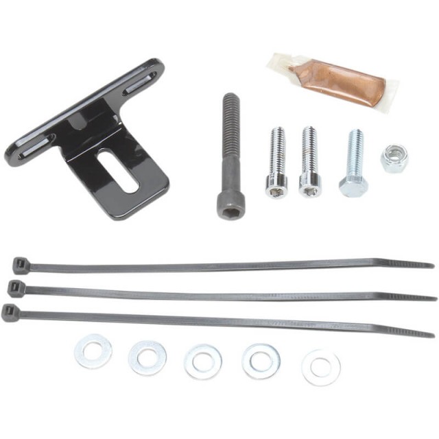 SUPERTRAPP PHANTOM II 2-IN-1 CHROME BLACK EXHAUST FOR HARLEY SOFTAIL-DYNA 2006-2011 - MOUNTING HARDWARE