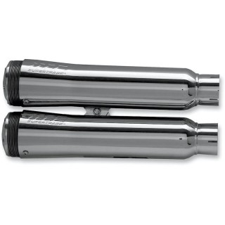 SUPERTRAPP FATSHOTS 4" CHROME MUFFLERS FOR HARLEY V-ROD 2006-2017