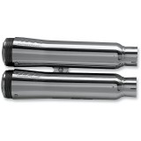 SUPERTRAPP FATSHOTS 4" CHROME MUFFLERS FOR HARLEY V-ROD 2006-2017