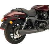 SUPERTRAPP STOUT 4" BLACK SLIP-ON MUFFLER HARLEY XG 2015-2020 - ZOOM