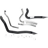 COBRA SPEEDSTER SHORT SWEPT BLACK EXHAUST FOR HARLEY SPORTSTER XL 2014-2020 - PARTS
