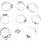 SCARICHI COBRA SPEEDSTER SHORT SWEPT NERI PER HARLEY SPORTSTER XL 2014-2020 - CLAMPS
