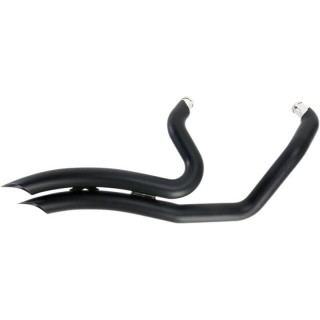 SCARICHI COBRA SPEEDSTER SHORT SWEPT NERI PER HARLEY SPORTSTER XL 2014-2020