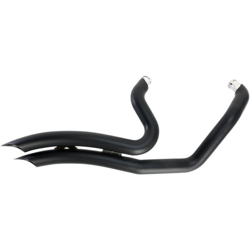 COBRA SPEEDSTER SHORT SWEPT BLACK EXHAUST FOR HARLEY SPORTSTER XL 2014-2020