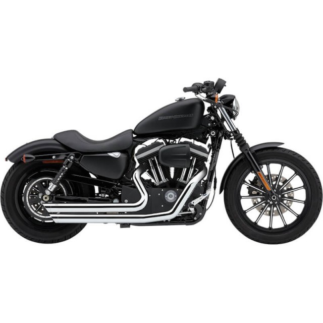 SCARICHI COBRA SPEEDSTER SLASHDOWN CROMO PER HARLEY SPORTSTER XL 2004-2006