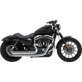COBRA SPEEDSTER SLASHDOWN CHROME EXHAUST FOR HARLEY SPORTSTER XL 2004-2006