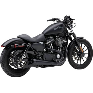 COBRA EL DIABLO CONIC 2-IN-1 BLACK EXHAUST FOR HARLEY SPORTSTER XL 2007-2013