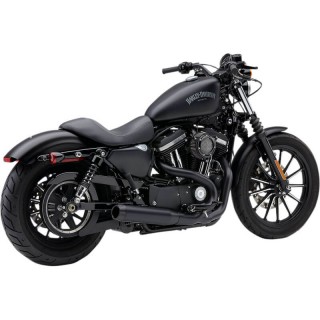 SCARICO COBRA EL DIABLO NERO 2-IN-1 ROTONDO PER HARLEY SPORTSTER XL 2007-2013