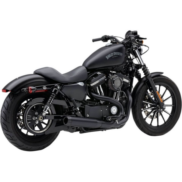 SCARICO COBRA EL DIABLO NERO 2-IN-1 ROTONDO PER HARLEY SPORTSTER XL 2007-2013