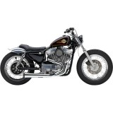 COBRA EL DIABLO CONIC 2-IN-1 CHROME EXHAUST FOR HARLEY SPORTSTER XL 1986-2003 - SIDE