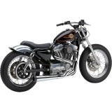 COBRA EL DIABLO CONIC 2-IN-1 CHROME EXHAUST FOR HARLEY SPORTSTER XL 1986-2003