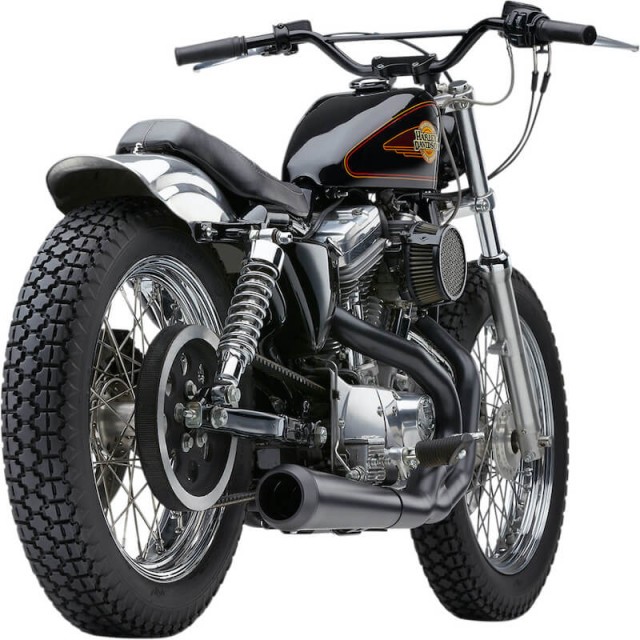 SCARICO COBRA EL DIABLO NERO 2-IN-1 CONICO PER HARLEY SPORTSTER XL 1986-2003 - RETRO