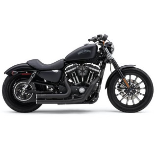 COBRA SPEEDSTER SHORT 909 RPT BLACK EXHAUST FOR HARLEY SPORTSTER XL 2014-2020