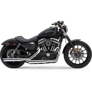 COBRA SLIP-ONS 3" CHROME MUFFLERS FOR HARLEY SPORTSTER XL 2014-2020
