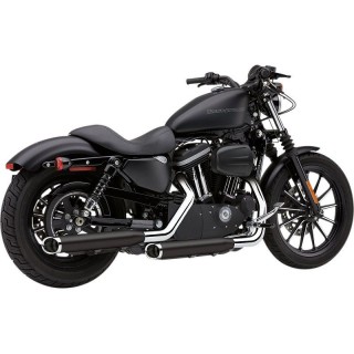 TERMINALI COBRA SLIP-ONS NERI 3" PER HARLEY SPORTSTER XL 2004-2013