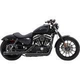 TERMINALI COBRA RPT SLIP-ON NERI DA 3" PER HARLEY SPORTSTER XL 2014-2020 - LATO