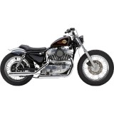 COBRA NEIGHBORHOOD HATER CHROME MUFFLERS FOR HARLEY SPORTSTER XL 1986-2003 - SIDE