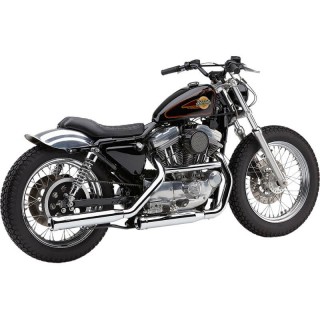 COBRA NEIGHBORHOOD HATER CHROME MUFFLERS FOR HARLEY SPORTSTER XL 1986-2003