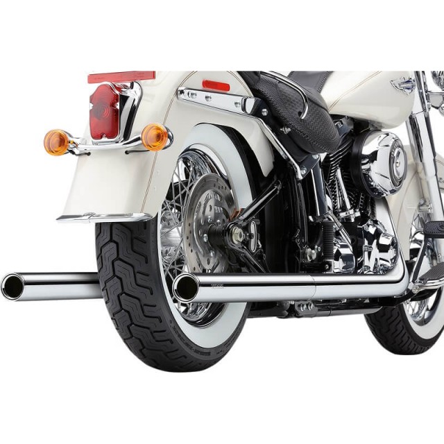 SCARICHI COBRA TRUE DUALS 2-IN-2 CROMO PER HARLEY SOFTAIL 2000-2006 - DETTAGLIO