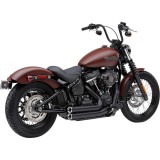 SCARICHI COBRA SPEEDSTER SHORT RPT NERI PER HARLEY SOFTAIL 2018-2021