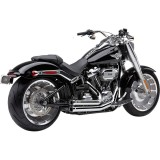 COBRA SPEEDSTER SHORT RPT CHROME EXHAUST FOR HARLEY SOFTAIL FAT BOY, BREAKOUT, KING 2018-2020
