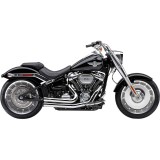 COBRA SPEEDSTER SHORT RPT CHROME EXHAUST FOR HARLEY SOFTAIL FAT BOY, BREAKOUT, KING 2018-2020 - SIDE