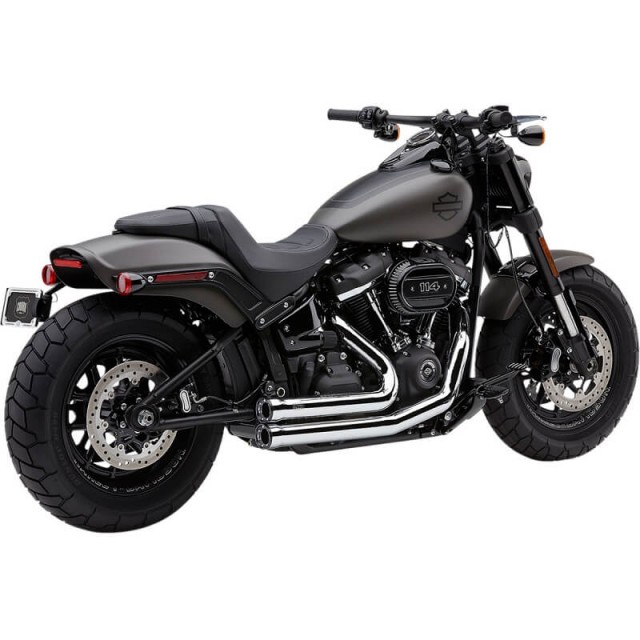 SCARICHI COBRA SPEEDSTER SHORT RPT CROMO PER HARLEY SOFTAIL FAT BOB 2018-2021