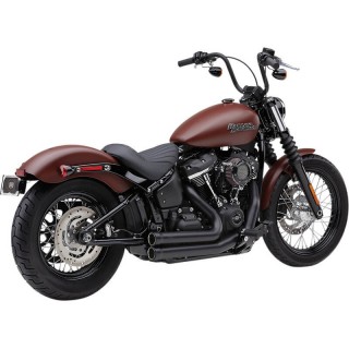 SCARICHI COBRA SPEEDSTER 909 NERI PER HARLEY SOFTAIL HERITAGE, SPORT GLIDE 2018-2021