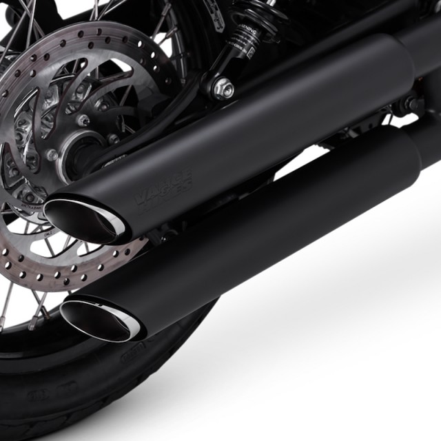 VANCE HINESTWIN SLASH SLIP-ONS CHROME INDIAN SCOUT 2015-2021 - EXHAUST 1