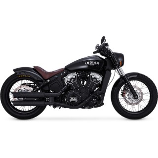 TERMINALI VANCE HINES TWIN SLASH SLIP-ONS NERI INDIAN SCOUT 2015-2021 - LATO