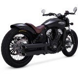 VANCE HINESTWIN SLASH SLIP-ONS CHROME INDIAN SCOUT 2015-2021